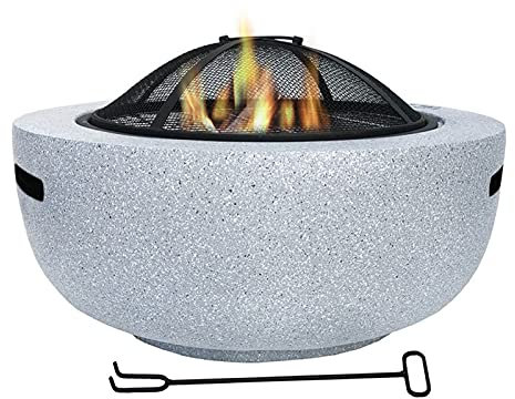ZAANU Feuerstelle Feuerstellen im Freien, Feuerstellen mit Funkenschutz, holzbefeuerte Feuerstellen in Innenhöfen, Hinterhöfen und Gärten