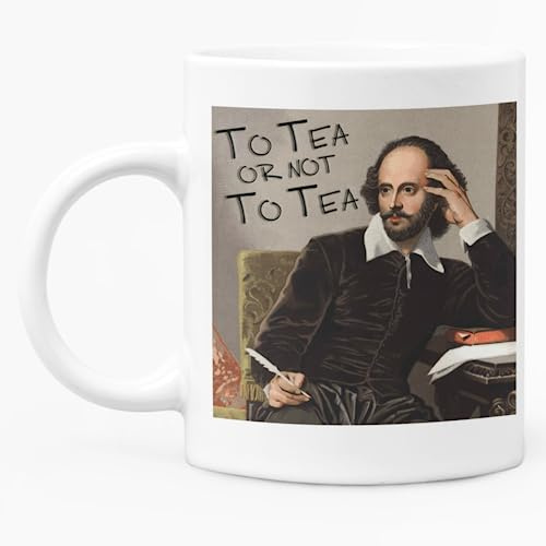 McMug - to Tea or Not to Tea - William Shakespeare - Literature Mug, Ceramic, 11fl.oz.