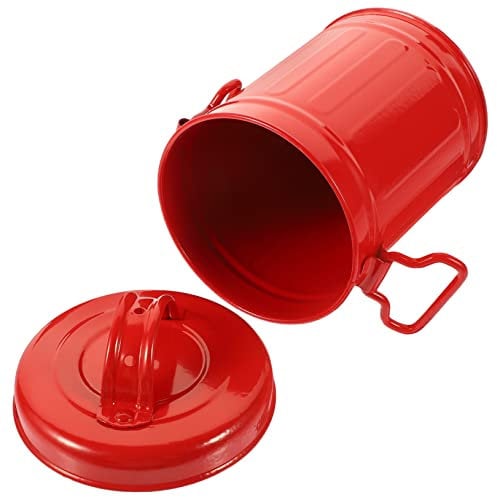 Cabilock 1pièce Porte-crayon Avec Couvercle Mini Poubelle De Bureau Pour Rangement Des Pinceaux Organisateur De Bureau Créatif Et Pratique Espace Pour Rangé