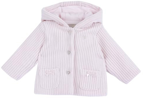 Chicco Giubbino Con Cappuccio, Caldo giubbino invernale con cappuccio staccabile Bimba 0-24, Rosa (1), 6 mesi