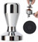 Coffee Tamper with Silicone Mat – Professional Barista Tool for Espresso Machines, Coffee Grounds Press for Perfect Shots, Must-Have for Coffee Lovers (53mm)