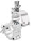 sourcing map Light Truss Clamps, Aluminum Alloy Stage Lighting Pipe O Clamp for 0.94-1.02inch OD Tube Max Load 15lb Double Buckle, 1Pcs