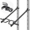Kipika Verstellbare Hebelarme für Power Rack – Jammer Arms Aufsätze für 7.6 cm x 7.6 cm große Racks mit 2,5 cm Löchern – kompatibel mit 5,1 cm Olympischen Platten – verstellbare Höhe und Winkel-1Paar