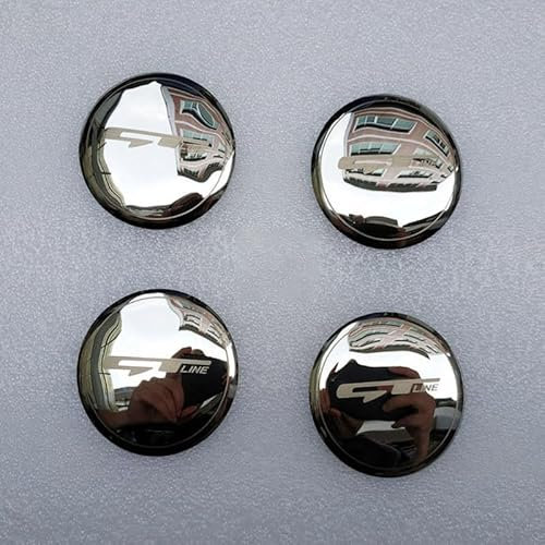 SANQIUTOU 4 Stück Nabendeckel Aufkleber für Kia K3 2019-2021 60MM,Nabenkappen Abzeichen Sticker Auto Radnabenkappen Aufkleber Felgen Aufkleber Dekorationsaufkleber,C