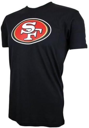 New Era San Francisco 49ers NFL Team Logo Schwarz T-Shirt - L