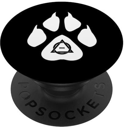 Therian-Fuchspfoten-Symbol, Zeichen, Quadrobik, Otherkin PopSockets Klebender PopGrip