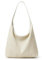 KALIDI Damen Shopper Handtasche Schultertasche PU Leder Tote Bag Vintage Hobo Tasche mit Reißverschluss Groß für Arbeit Schule Shopper Lässige täglich Beige