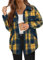 Lxitoler Chemise Polaire Femme À Carreaux Manche Longue - Veste En Jean, Peluche, T-Shirt, Manteau Hiver