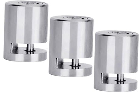 SOLUSTRE 3piezas Bloqueo De Disco para Bicicleta y Motocicleta Candado De Seguridad Compatible Multivehículo