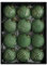 CTDWNT 12 Stück 8 cm antike Weihnachtskugeln Dekoration Ornamente Neujahr Weihnachtsbaum Luxus Ornamente Atmosphäre Geschenkbox Set zum Aufhängen