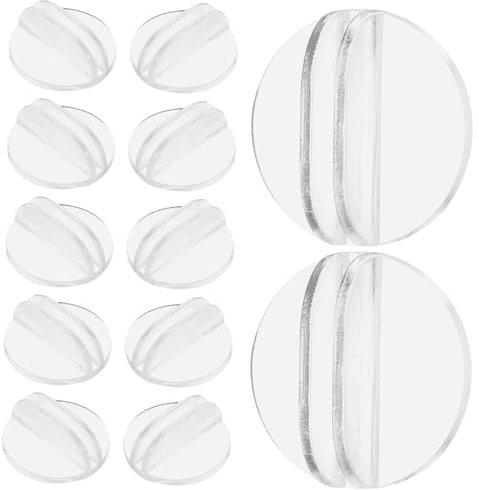 KOMBIUDA 100stücke Teiliges Runde Spielkartenhalter Transparent Aus Resin Stabile Tischkartenständer Für Brettspiele Visitenkarten Und Business-Karten Langlebig Klar Und Praktisch Für Zuhau