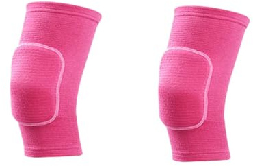 BrightGlow Weich Knieschoner Tanzknieschützer Kniebandage für Kinder & Erwachsene Sport-Knieschoner Elastischer Knieschützer Kniebandage mit Patella Gel Pads für Volleyball Sport