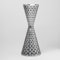 Jigger Kidia Geometric Lines - Cuillère à cocktail professionnelle de 30/60 ml avec emballage innovant un chapeau de baseball blanc (Geometric Lines White Hat)