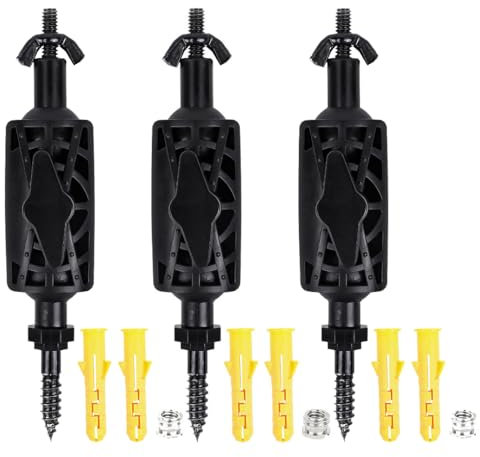 FYRTA Wildkamera Baumschraube Baumstativ Halter, Halterung für Wildkamera-Baum, 360° Verstellbare Jagdzubehörhalterung, Spielkamera Halterung, Jagdkamera Kit,3 Piece