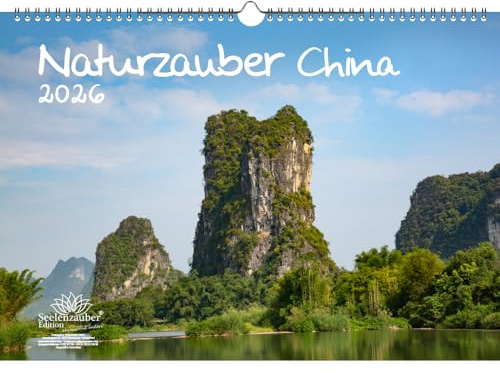 Naturzauber China DIN A3 Kalender für 2026 Landschaft Natur Reise Land Urlaub - Seelenzauber