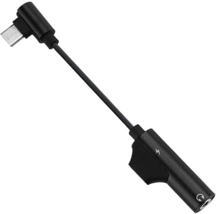 Adaptateur Casque Et Chargeur De Type C, Adaptateur De Casque USB C avec Charge, Dongle Audio, Écouteur Adaptateur 2 en 1 Type-C À 3,5 Mm Jack De Prise pour Téléphones