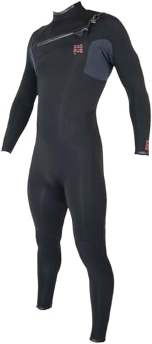 SOÖRUZ Fighter OYSTERPRENE 4/3 Chest Zip Full Suit 2025 Black, S