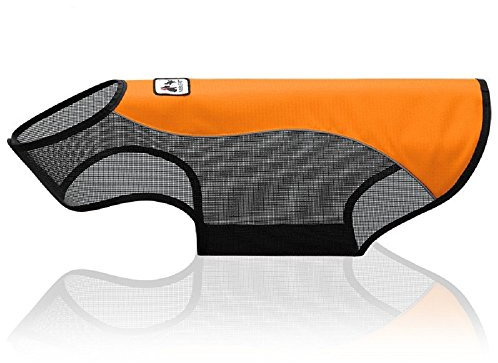 Pet Hund Sun Schutz Jacke Hochleistungs Vest Kühlweste atmungsaktiv Mesh Hunde Kleidung Rücken Sonnenschutz schützt Haustiere Haut Reflektierende Sicherheit Kleidung (orange)