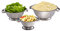 Relaxdays Colanders Set of 3 Noodle Strainers, Sieve Ø 15 cm, 20 cm & 25 cm, Stainless Steel, Handles, Silver