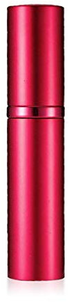 AsaNana Pulverizador de perfume rellenable, tecnología de llenado sin embudo, vaporizador vacío para viajes o bolso de mano, 5 ml (rojo)