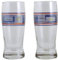 Equipe de France de Football 2 x Verre à bière FFF - 2 Etoiles - Collection Officielle