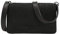 Liebeskind Berlin Suede Lizard Sina Geldbörse, Small (7.4 cm x 11.2 cm x 2.5cm), Black