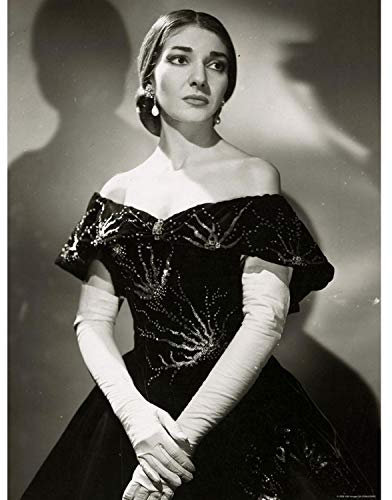Poster Star Cébre Maria Callas Sänger, Opern, Musik, klassisch, Artist 3 la Traviata