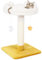 Happi N Pets 71CM Large Cloud Cat Scratching Post with Bed, Small Cat Tree Tower, Heavy Duty Kitty Scratcher with Soft Perch, Removable Cushion, Hanging Toys