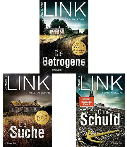 Blanvalet Taschenbuchverl Charlotte Link-Set: Die Betrogene + Die Suche + Ohne Schuld (Die Kate-Linville-Reihe, Band 1-3)