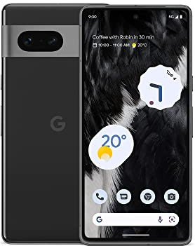 Google Pixel 7: smartphone 5G Android liberado con objetivo gran angular y batería de 24 horas de duración, 256GB, de color obsidiana