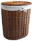 Panier à linge ovale Arthur Cameron marron distillé avec couvercle (taille M, marron distillé)