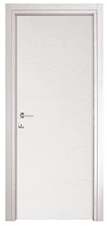 Porta battente da interno reversibile frassino bianco (70x200 cm)