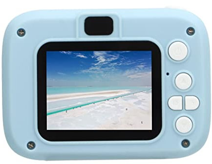 Kinder-Digitalkamera, 2,0-Zoll-Bildschirm, 20 MP, Dual-Vorder- und Rückseite, Camcorder für Mädchen und Jungen Im Alter von 3 Bis 9 Jahren, mit 1080P HD-Videoaufnahme, (Blau)