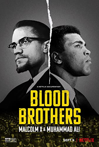 Blood Brothers Malcolm X Muhammad Ali A4 Poster on Canvas - Filmkunstposter in verschiedenen Größen für Wohn- oder Schlafzimmerideen. Randlose Kultfilmbilder, klassische ikonische 70er, 80er, 90er Ja