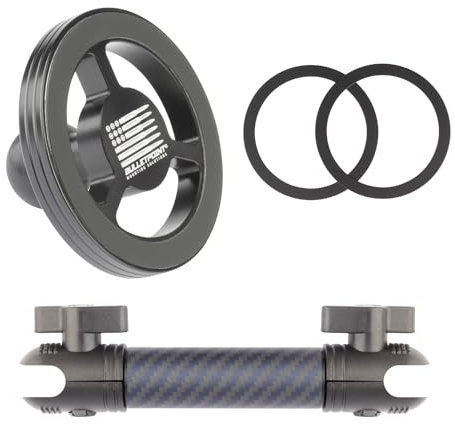 Bulletpoint Magnetische Handyhalterung für das Armaturenbrett, kompatibel mit MagSafe iPhone-Smartphones, 20 mm Befestigungskugel (MagSafe-Halterung mit 7 cm Arm)