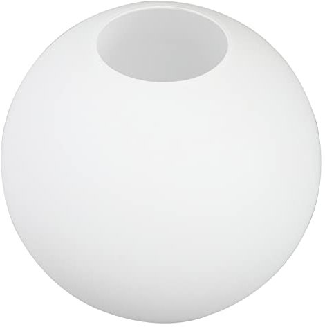 Holibanna Abat-Jour Globe En Verre Blanc Givré Trou D'ouverture Luminaire De Remplacement Boule Ronde Bulles Ensemencées Pour Lustre Suspension 12Cm Diamètre Du Trou 5. 5Cm