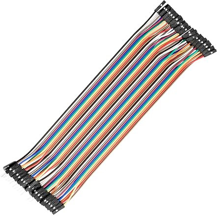 VoltMate Jumper Wire Kabel 40 STK je 20 cm | F2M | Dupont Kabel kompatibel mit Arduino, Raspberry Pi und jedem Breadboard
