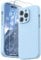 SURPHY Compatible with iPhone 14 Pro Max Case with Screen Protector, Liquid Silicone Protection for Each Lens Shockproof Thickened Rubber for iPhone 14 Pro Max 6.7 inch 2022, Light Blue
