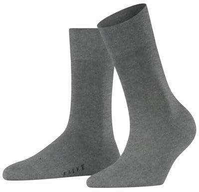 FALKE Damen Socken Sensitive New York W So Lyocell mit Komfortbund 1 Paar, Grau Light Grey Melange 3390, 39-42