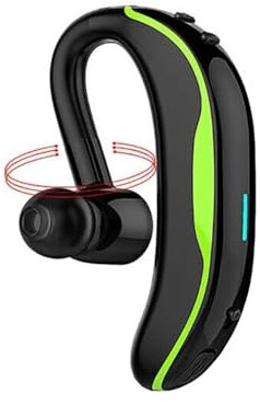SLuB Auriculares Bluetooth Auriculares inalámbricos Bluetooth 5.4 In-Ear Single Ear Micrófono Incorporado 180°Rotación Oreja Izquierda y Derecha Universal Ultra Long Standby(Verde).