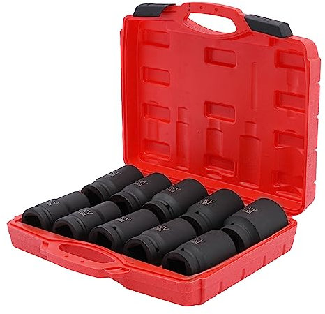 Jeu de 10 douilles à percussion de 24 à 46 mm pour camion - Jeu de douilles à choc