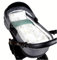 Babylux Babydecke Minky PLÜSCH Kuscheldecke 75x60cm + Kissen 35x30cm | 2-TLG Set für Kinderwagen, Wiege, Babyschale, Neugeborene (MP131 - Salbei + Gänschen)