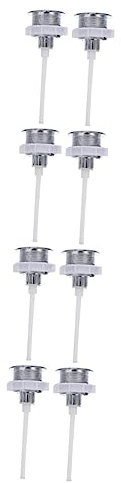 NUOBESTY 4sets Toilet Tank Push Button Replacement Compatible with Toilets Easy to Install Durable for Use 2pcs*4