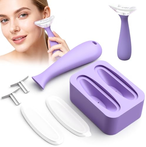 2 Stück Eisroller Gesicht Ice Roller Gesichtsroller Silikon Gesicht Roller | Ohne Kalte Hände, Doppel-Eisbehälter, Weiches Silikon, Einfach Befüllen und Einfrieren, Für Gesichtspflege und Körpermassage
