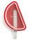 Lékué Molde de Helado forma Sandía, Silicona platino Rojo, 16,4 x 9,2 x 2,9 cm