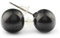 Heka Naturals Schungit schwarze Edelstein Ohrringe l Handgemacht Modischer Frauenschmuck, Hypoallergen Bergsteine - Spirituell Chakra Kristalle Ohrringe - Echte Schwarze Shungit für Damen
