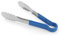 HENDI Pince de service HACCP, poignée enduite aux couleurs HACCP, pince de cuisine, pince alimentaire, pince à barbecue, pince de cuisson, 250 mm, acier inoxydable, bleu