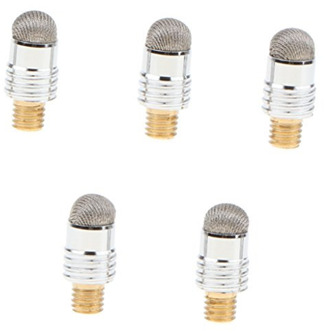5pcs 2 en 1 Pointe Micro-Fibre Capacitive pour Téléphone Stylet Stylo Dia 6.0mm