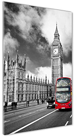 Tulup Acrylglas - 70x140cm - Bild Acrylglas Deko Wandbild Kunststoff/Acrylglas Bild - Dekorative Wand Küche & Wohnzimmer - Big Ben London