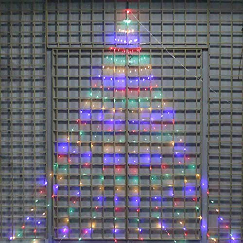 Büschellichterkette 300LED 3M 10 Stränge Firefly Bunch Lights Mit flexiblem Kupferdraht, Bunch Lights Lichterketten Wasserdicht für Weihnachtsfeier Hochzeit Schlafzimmer (Mehrfarbig)